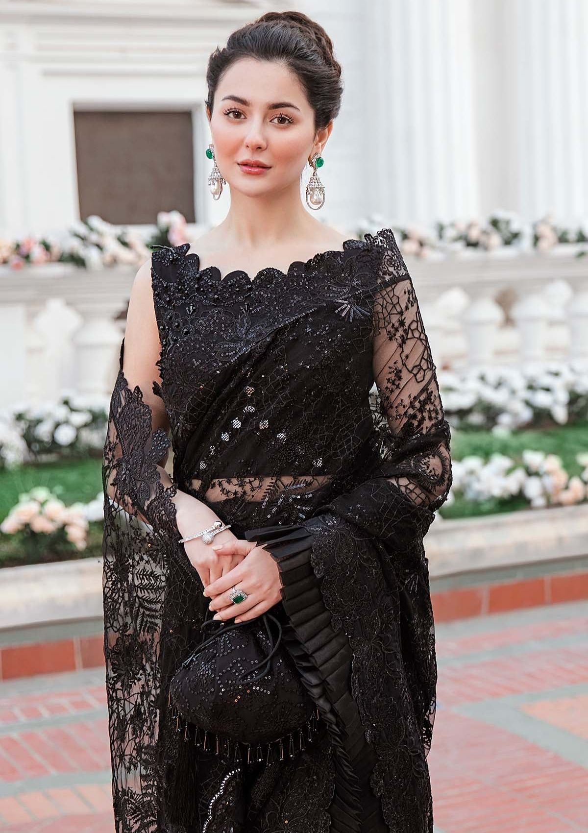 Formal Dress - Nureh - Luxury - SOLITAIRE - NL#32 available at Saleem Fabrics Traditions