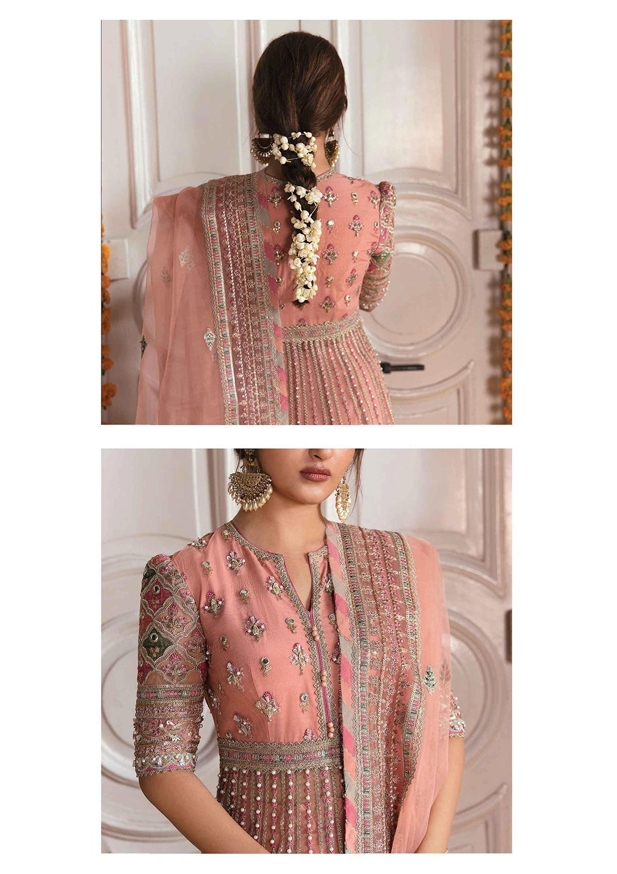 Formal Dress - Qalamkar - Khaab - V02 - Enisa - NF#4 available at Saleem Fabrics Traditions
