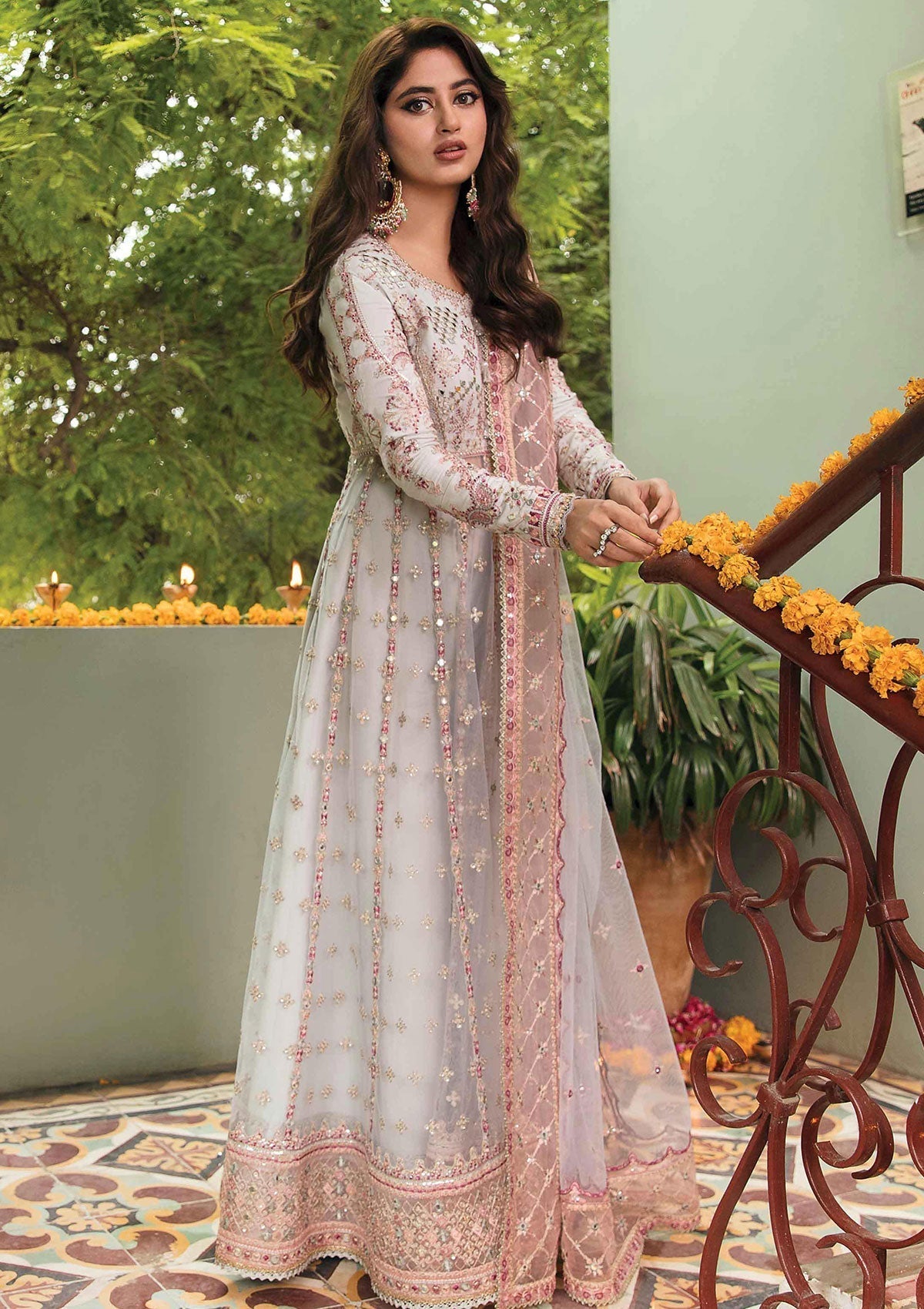 Formal Dress - Qalamkar - Khaab - V02 - Maha - NF#1 available at Saleem Fabrics Traditions