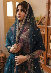 Formal Dress - Qalamkar - Khaab - V02 - Zarnish - NF#7 available at Saleem Fabrics Traditions