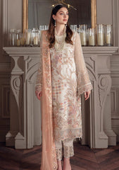 Formal Dress - Ramsha - Chevron - Chiffon - V05 - A#505 available at Saleem Fabrics Traditions