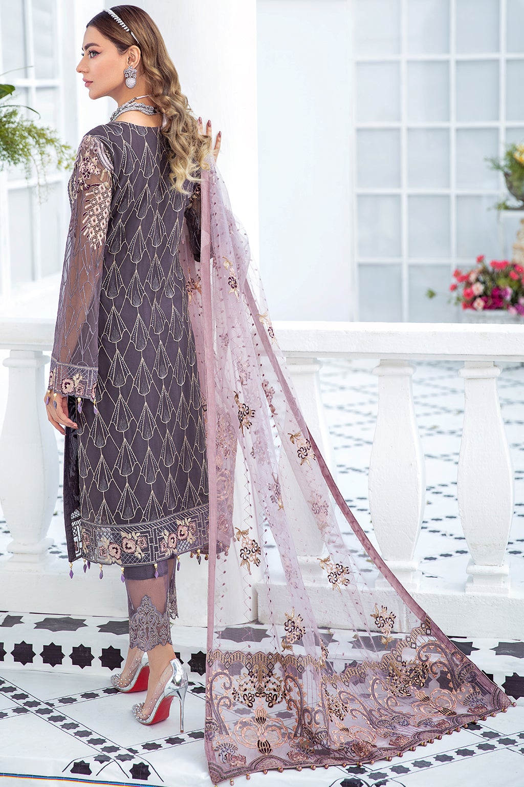 Formal Dress - Ramsha - Chiffon - V21 F#2110 available at Saleem Fabrics Traditions