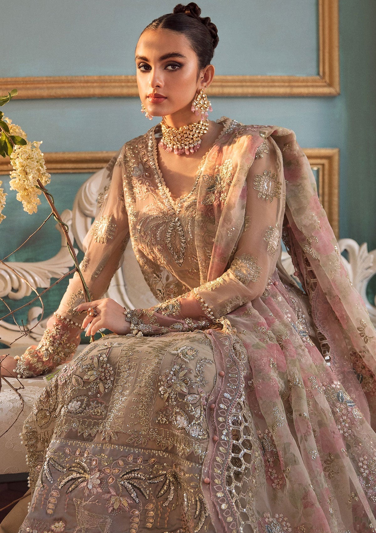 Formal Dress - Republic - Claire De Lune - WU#2 available at Saleem Fabrics Traditions