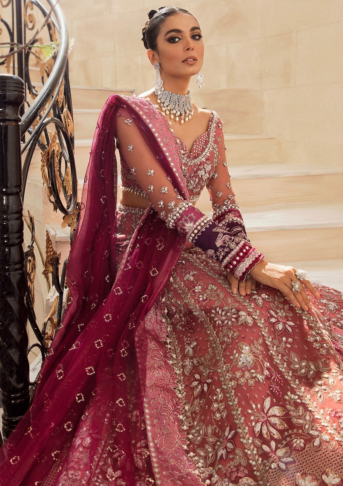 Formal Dress - Republic - Claire De Lune - WU#4 available at Saleem Fabrics Traditions