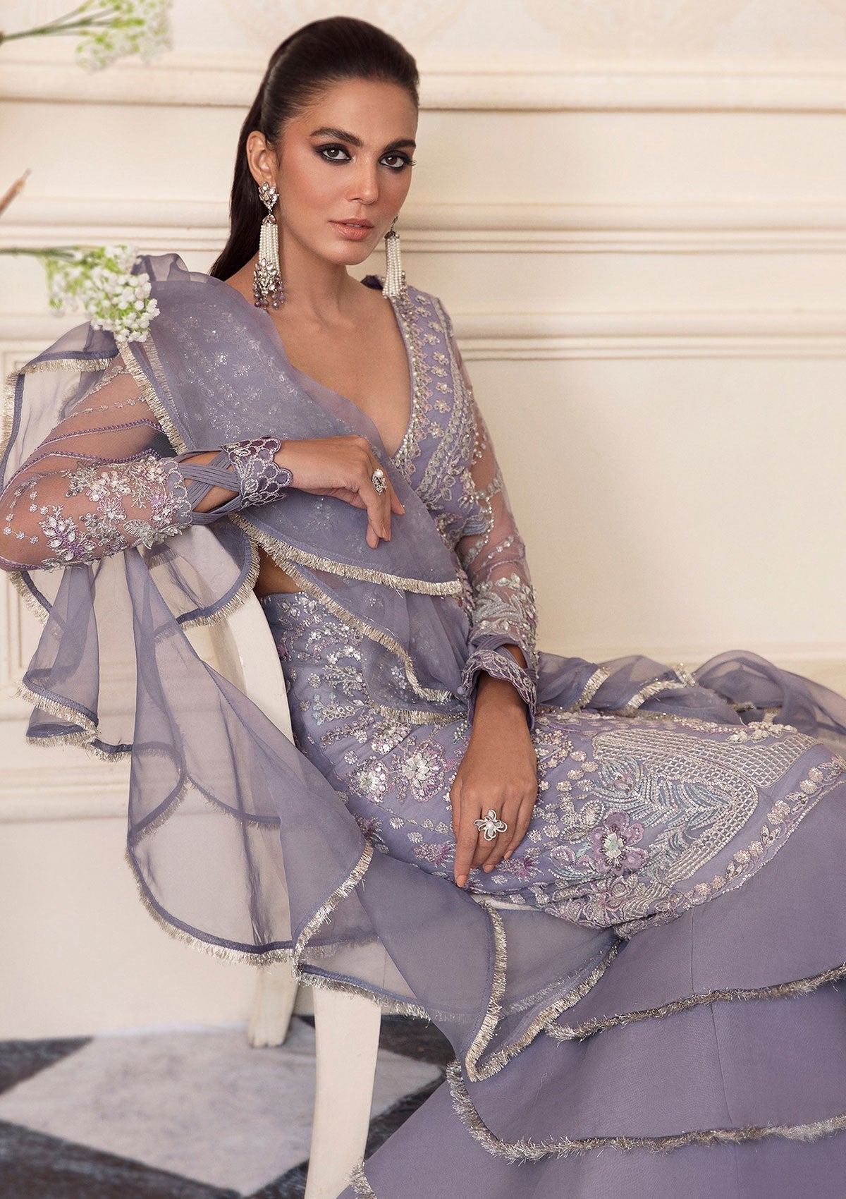 Formal Dress - Republic - Claire De Lune - WU#5 available at Saleem Fabrics Traditions