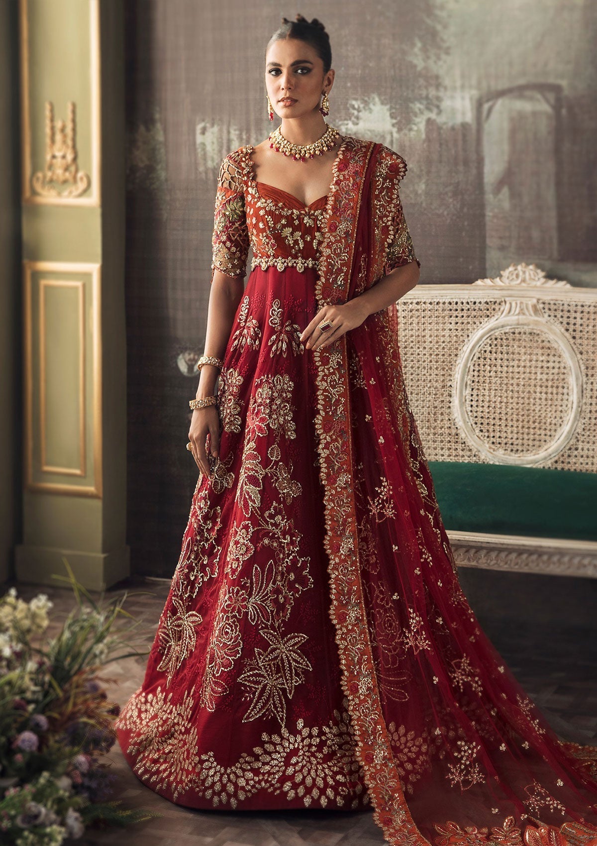 Formal Dress - Republic - Claire De Lune - WU#6 available at Saleem Fabrics Traditions