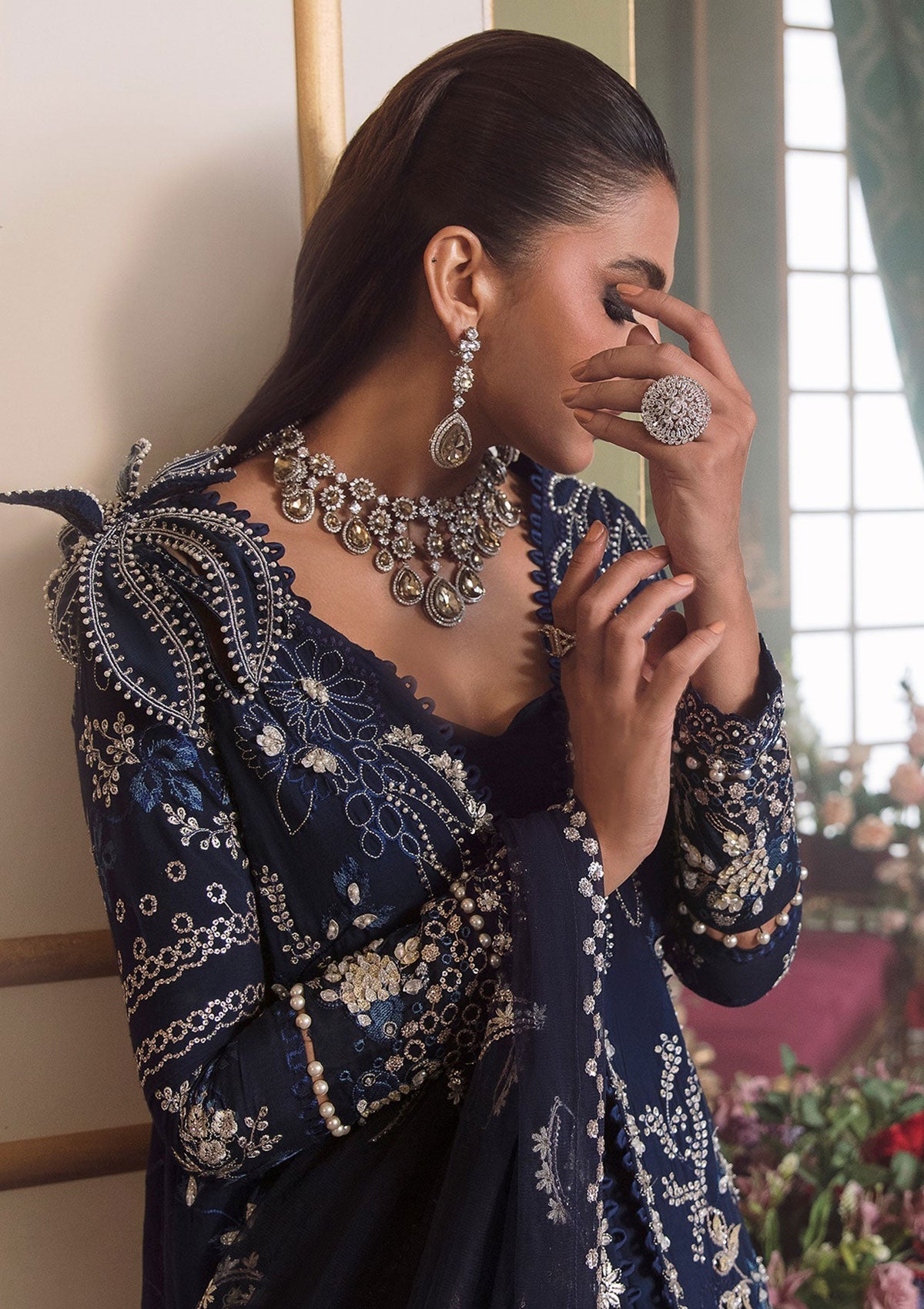 Formal Dress - Republic - Claire De Lune - WU#7 available at Saleem Fabrics Traditions