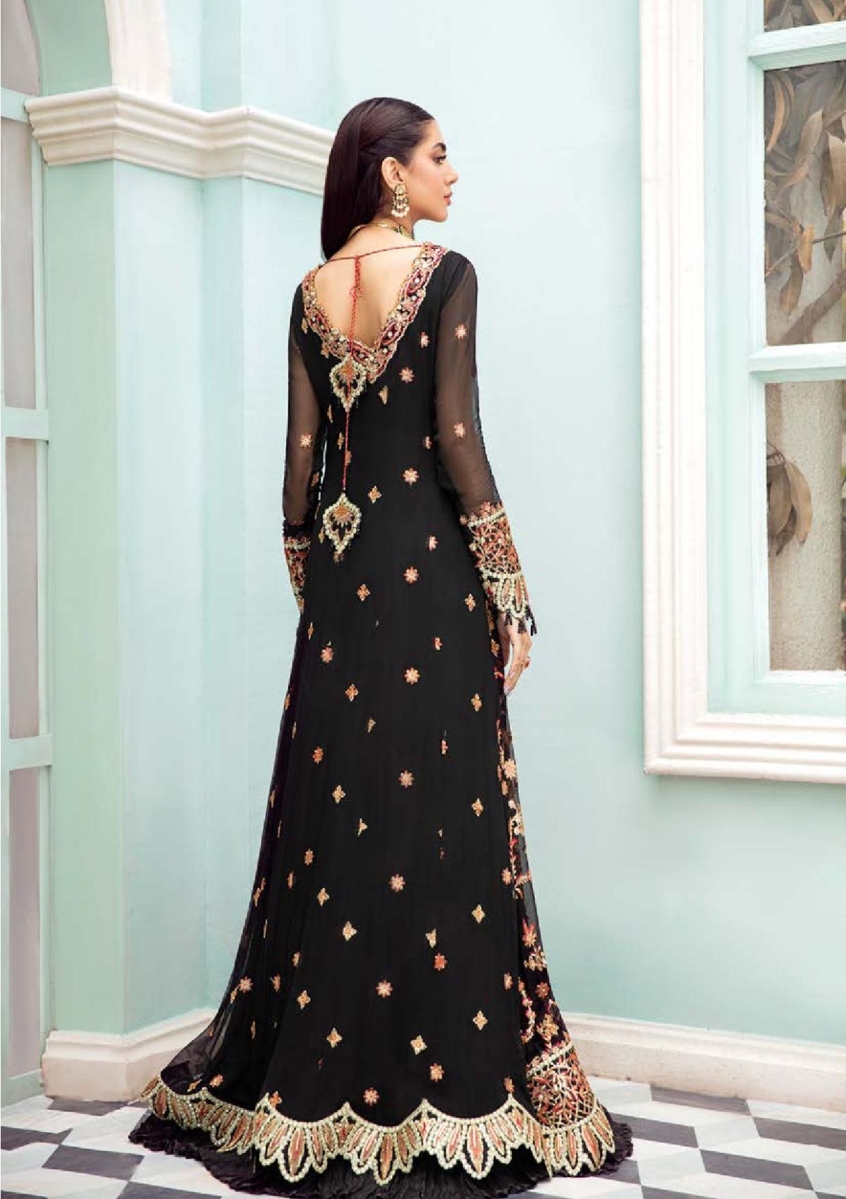 Formal Dress - Roheenaz - Kalidar - RCH-22-06 available at Saleem Fabrics Traditions