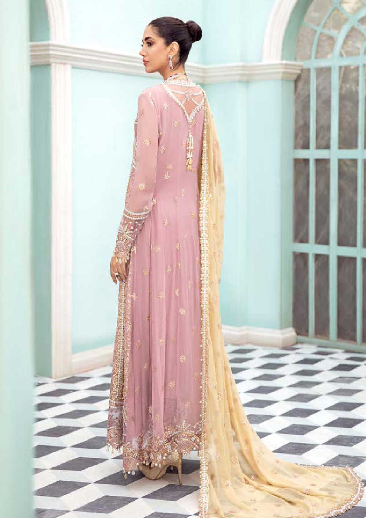 Formal Dress - Roheenaz - Kalidar - RCH-22-09 available at Saleem Fabrics Traditions