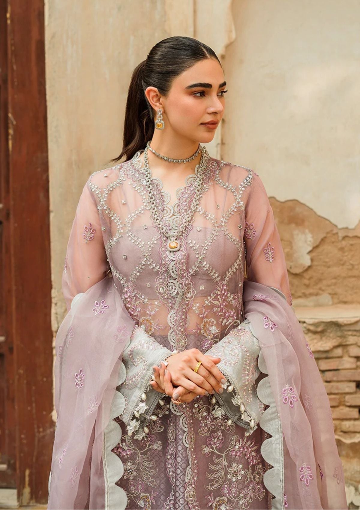 Formal Dress - Vitalia - Trousseau - Heather - D#1 available at Saleem Fabrics Traditions