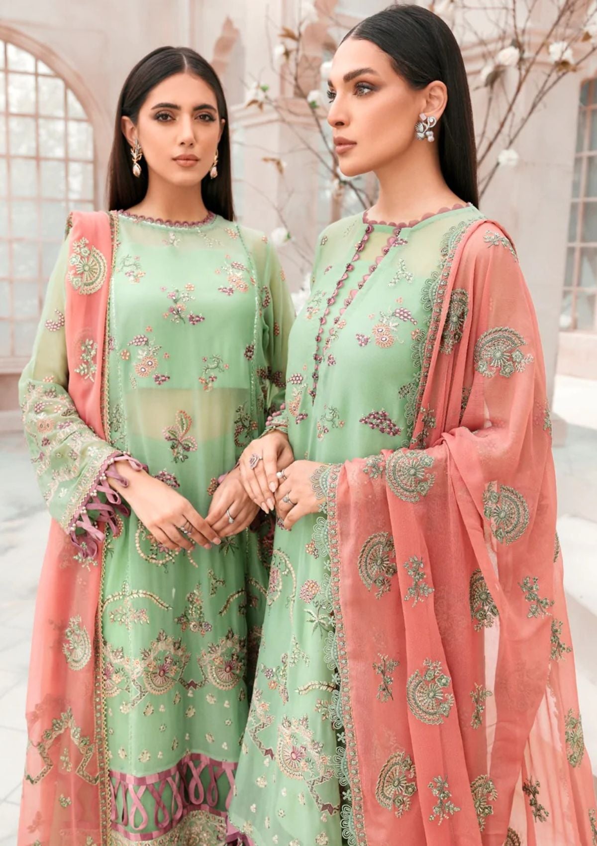 Formal Dress - Xenia - Mehfilen - CYRA - D#3 available at Saleem Fabrics Traditions