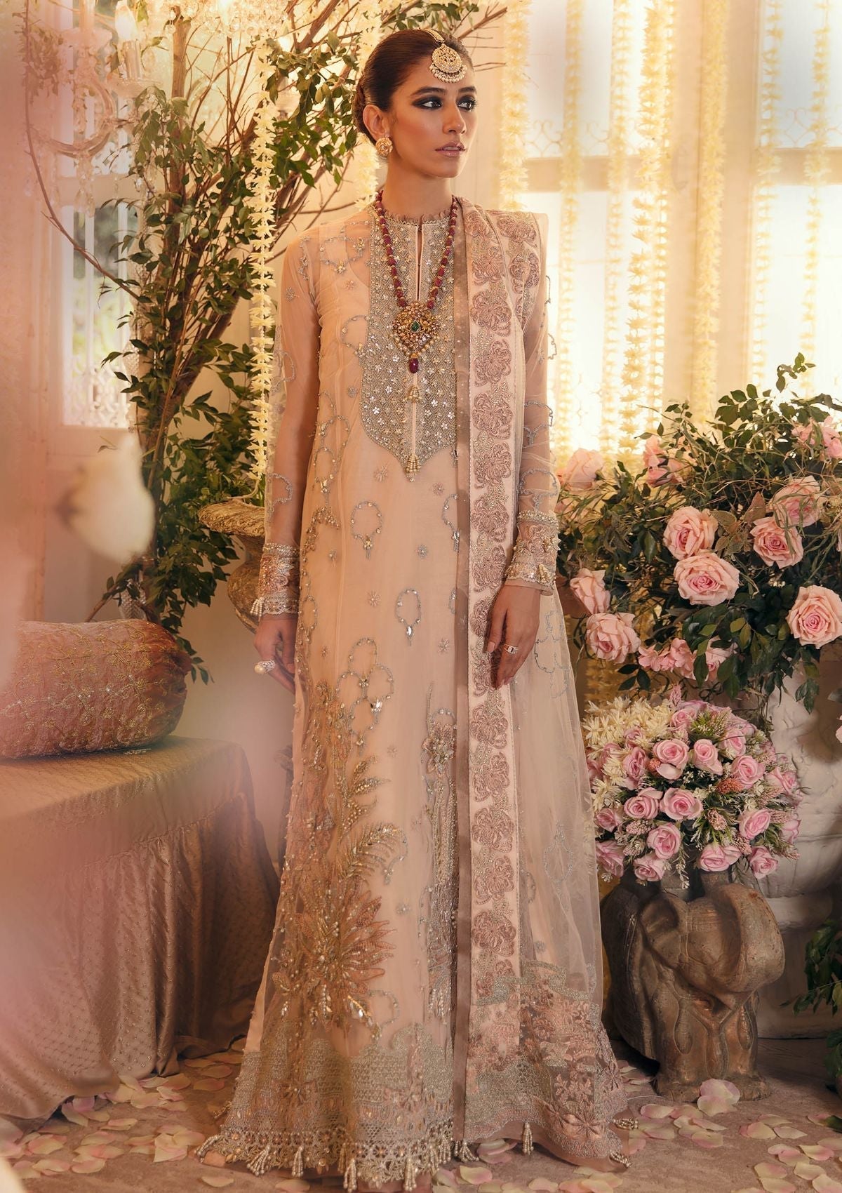 Formal Dress - Zaha - Gossamer - Autumn Edit - AYSUN - ZC#5 available at Saleem Fabrics Traditions