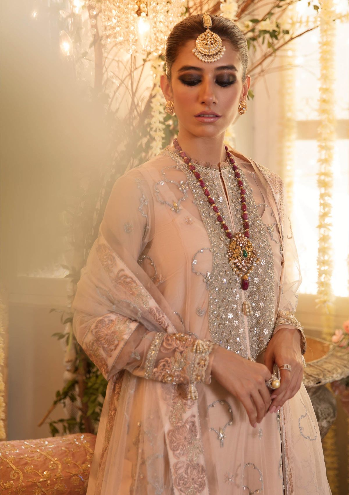 Formal Dress - Zaha - Gossamer - Autumn Edit - AYSUN - ZC#5 available at Saleem Fabrics Traditions