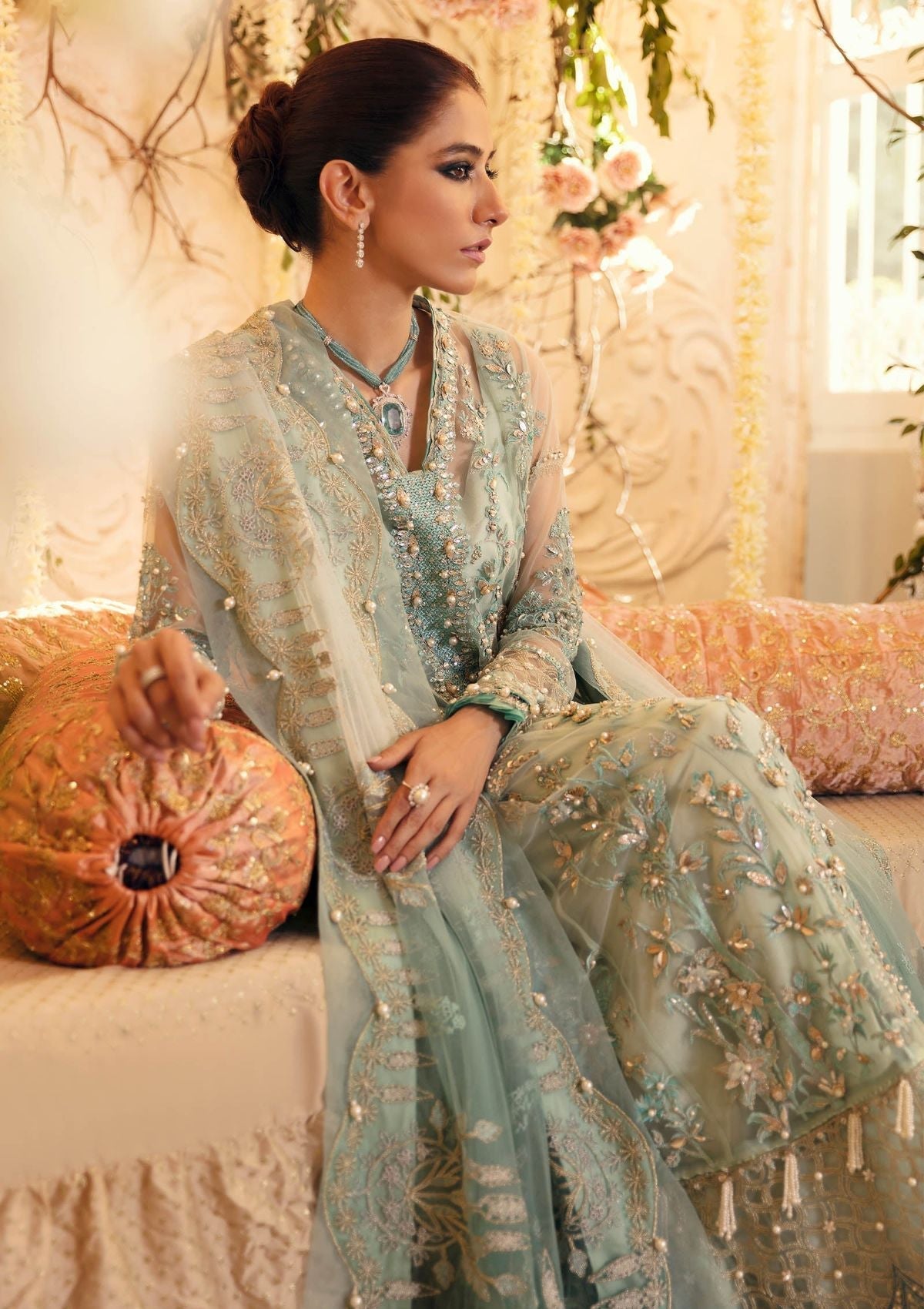 Formal Dress - Zaha - Gossamer - Autumn Edit - FAREENA - ZC#3 available at Saleem Fabrics Traditions