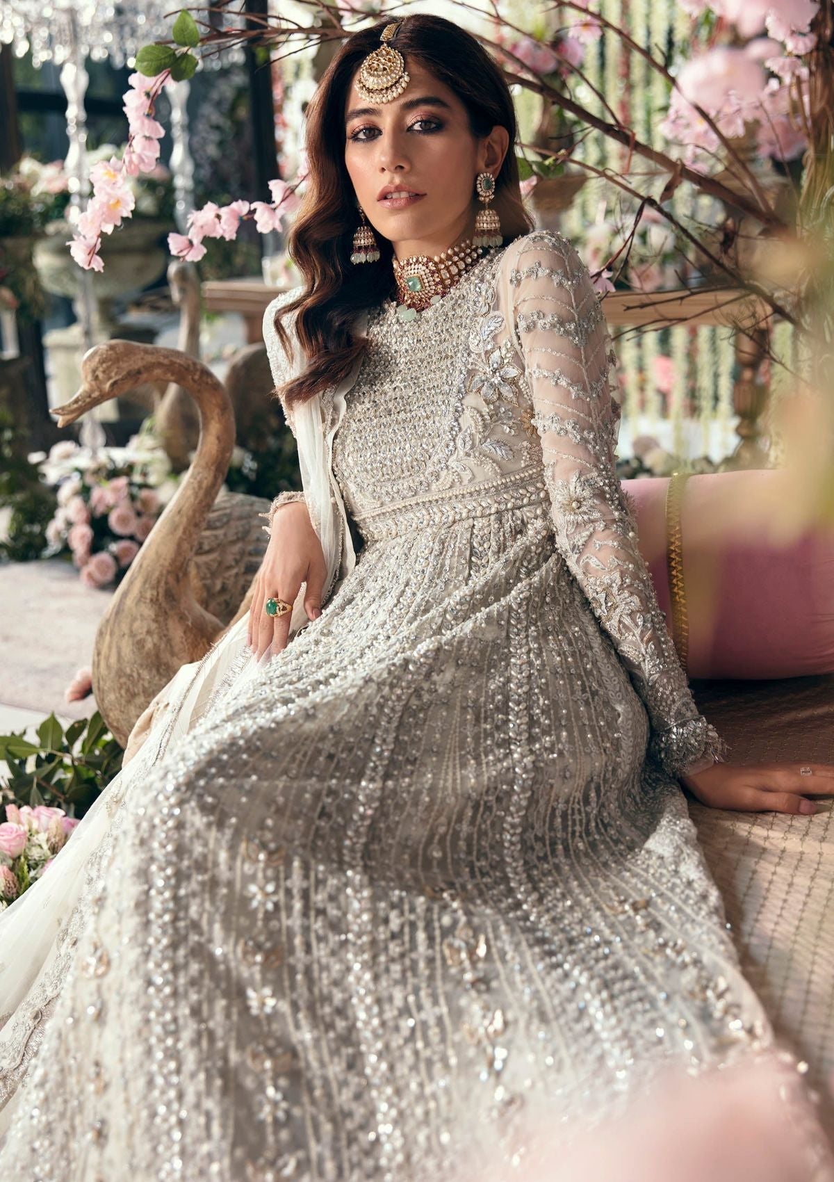 Formal Dress - Zaha - Gossamer - Autumn Edit - NEYLAN - ZC#4 available at Saleem Fabrics Traditions