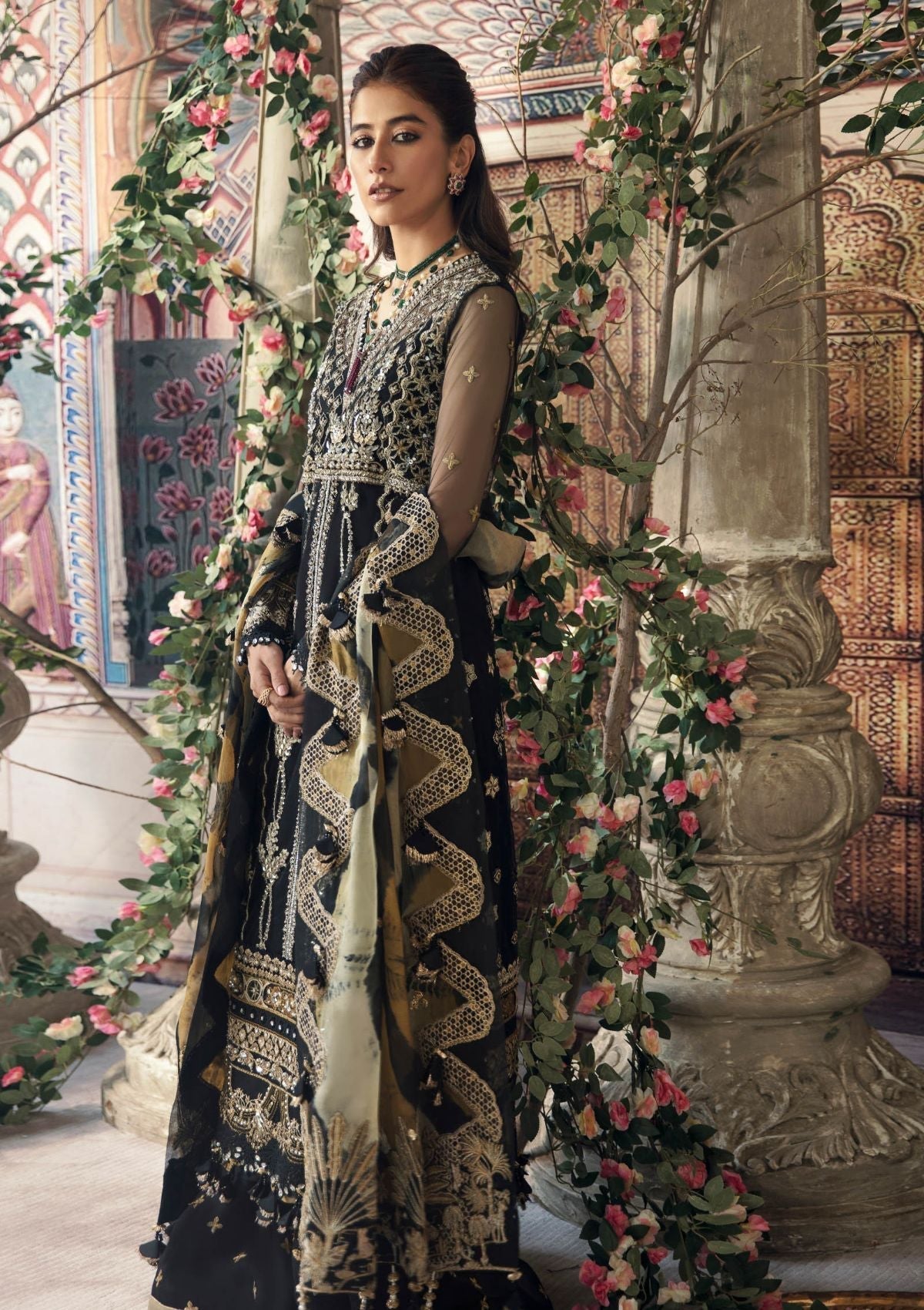 Formal Dress - Zaha - Gossamer - Autumn Edit - SHERENE - ZC#2 available at Saleem Fabrics Traditions