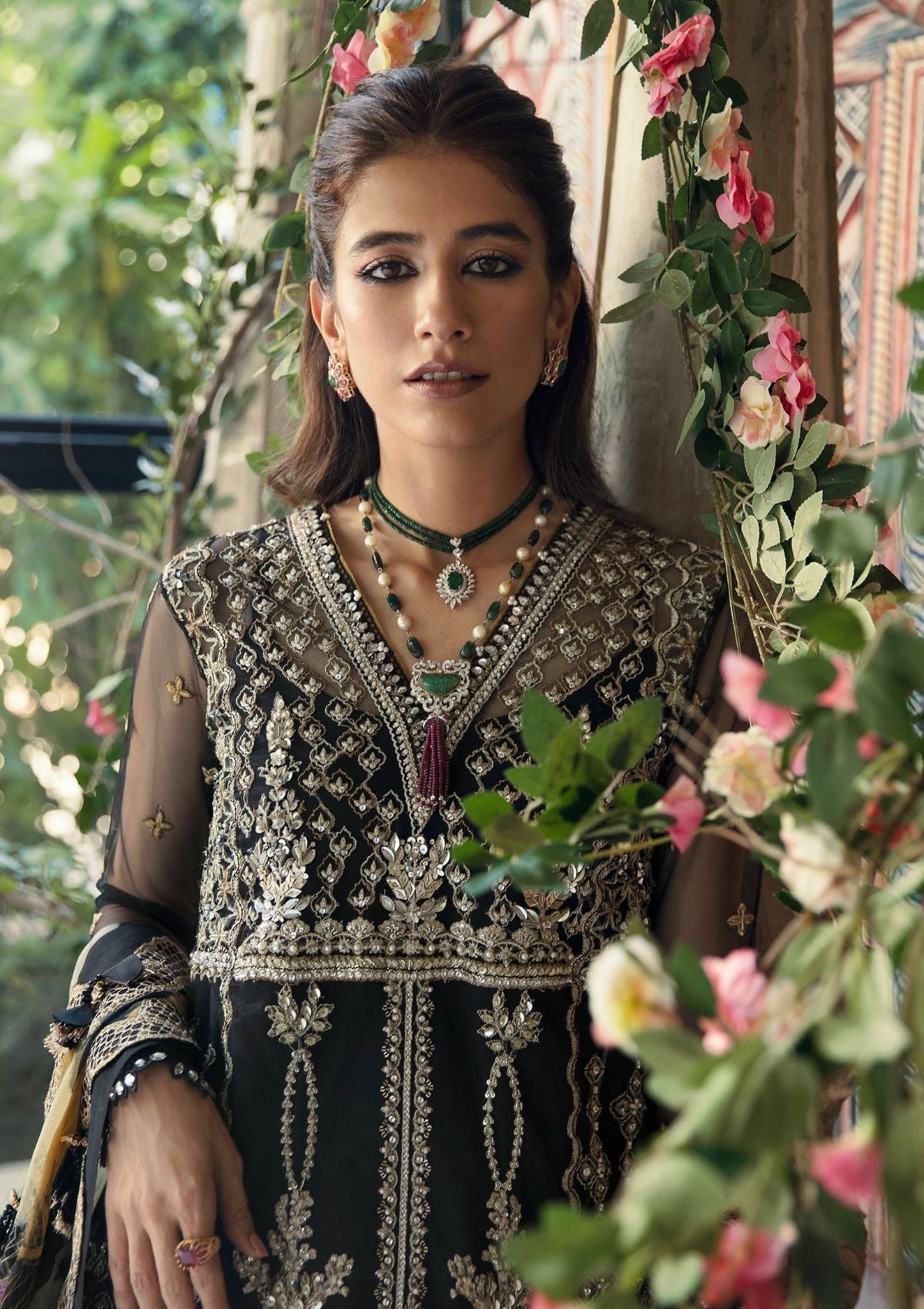 Formal Dress - Zaha - Gossamer - Autumn Edit - SHERENE - ZC#2 available at Saleem Fabrics Traditions