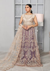 Formal Dress - Zarif - Bahaar - MAUVE - ZB#1 available at Saleem Fabrics Traditions