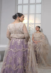 Formal Dress - Zarif - Bahaar - MAUVE - ZB#1 available at Saleem Fabrics Traditions
