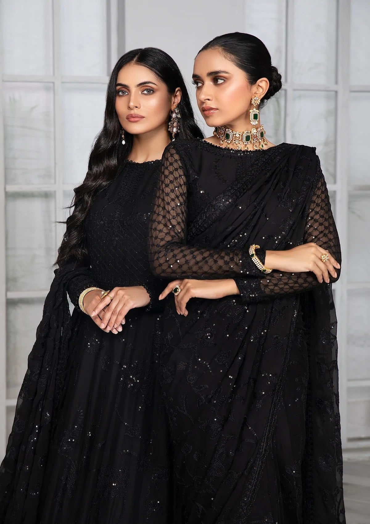 Formal Dress - Zarif - Bahaar - OMROSE - ZB#2 available at Saleem Fabrics Traditions