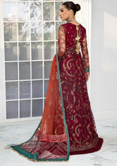 Formal Dress - Zarif - De Luxury - Chiffon - ZDL#01 (Rouche) available at Saleem Fabrics Traditions
