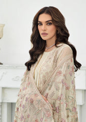 Formal Dress - Zarif - De Luxury - Chiffon - ZDL#02 (Flora) available at Saleem Fabrics Traditions