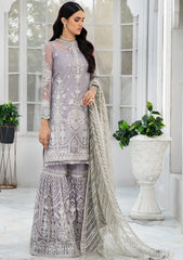 Formal Dress - Zarif - De Luxury - Chiffon - ZDL#06 (Meryl) available at Saleem Fabrics Traditions
