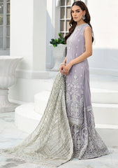 Formal Dress - Zarif - De Luxury - Chiffon - ZDL#06 (Meryl) available at Saleem Fabrics Traditions