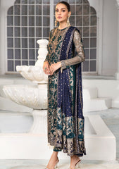 Formal Dress - Zarif - De Luxury - Chiffon - ZDL#09 (Meadow) available at Saleem Fabrics Traditions