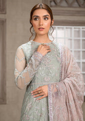 Formal Dress - Zarif - Falak - Festive - ZF#01 (BLOSSOM) available at Saleem Fabrics Traditions