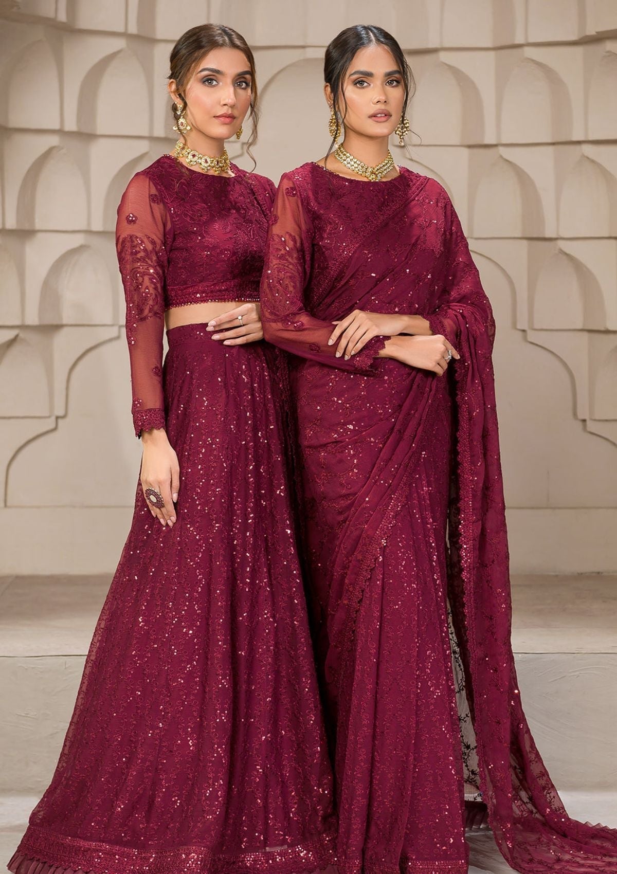 Formal Dress - Zarif - Falak - Festive - ZF#07 (Berria) available at Saleem Fabrics Traditions