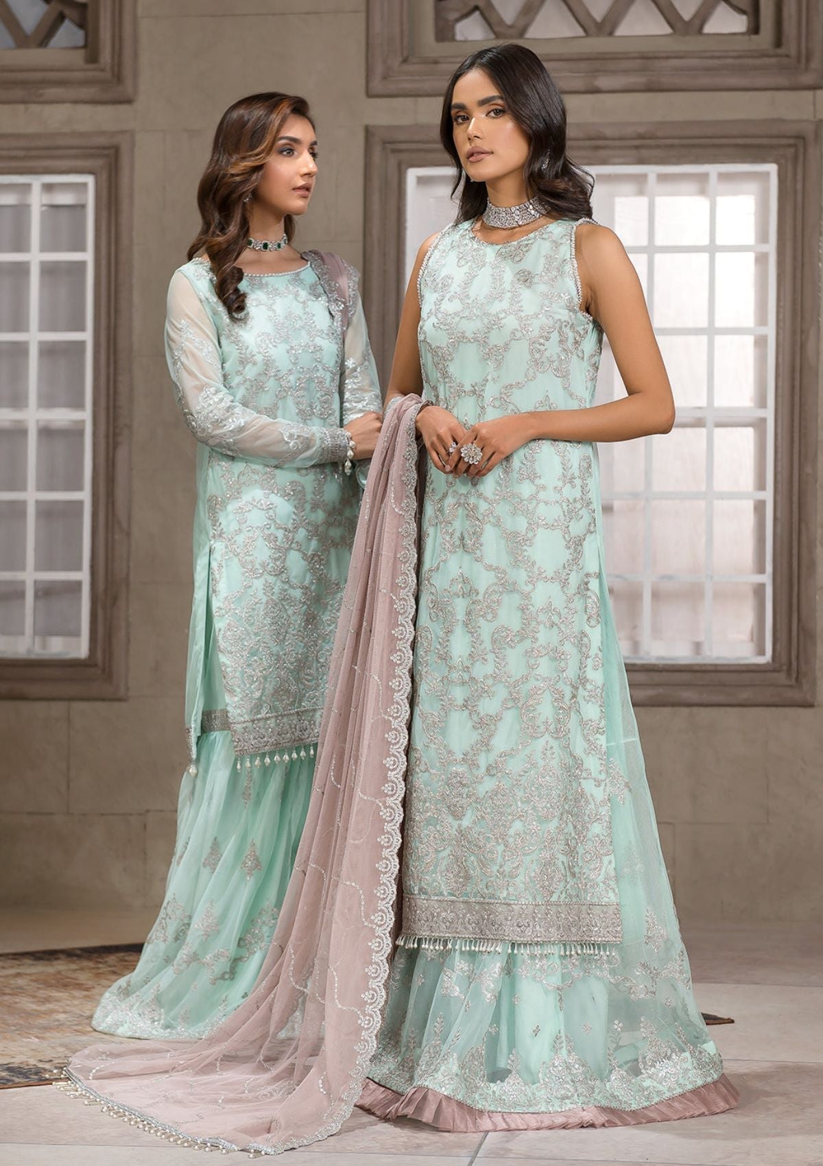 Formal Dress - Zarif - Falak - Festive - ZF#08 (Claudia) available at Saleem Fabrics Traditions