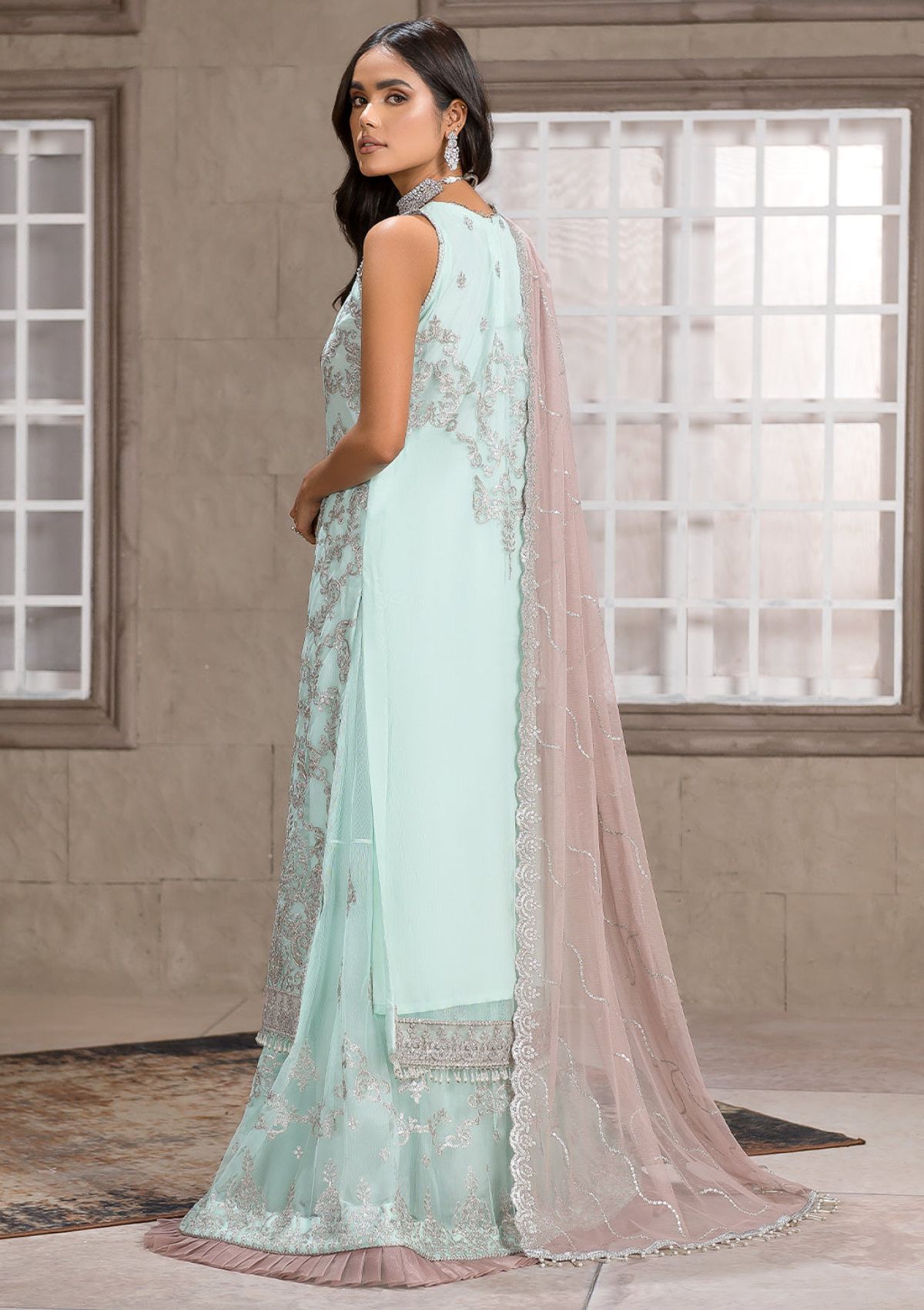 Formal Dress - Zarif - Falak - Festive - ZF#08 (Claudia) available at Saleem Fabrics Traditions