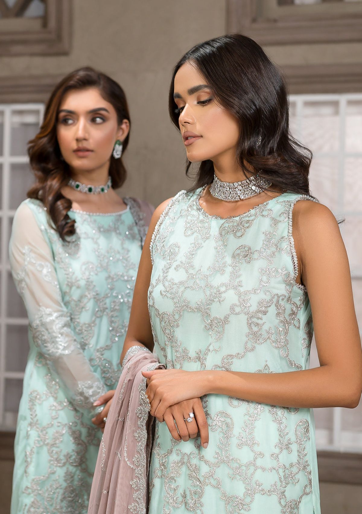 Formal Dress - Zarif - Falak - Festive - ZF#08 (Claudia) available at Saleem Fabrics Traditions