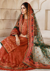 Formal Dress - Zarif - Gulzaar - Festive - ZFG#02 (MERIGOLD) available at Saleem Fabrics Traditions