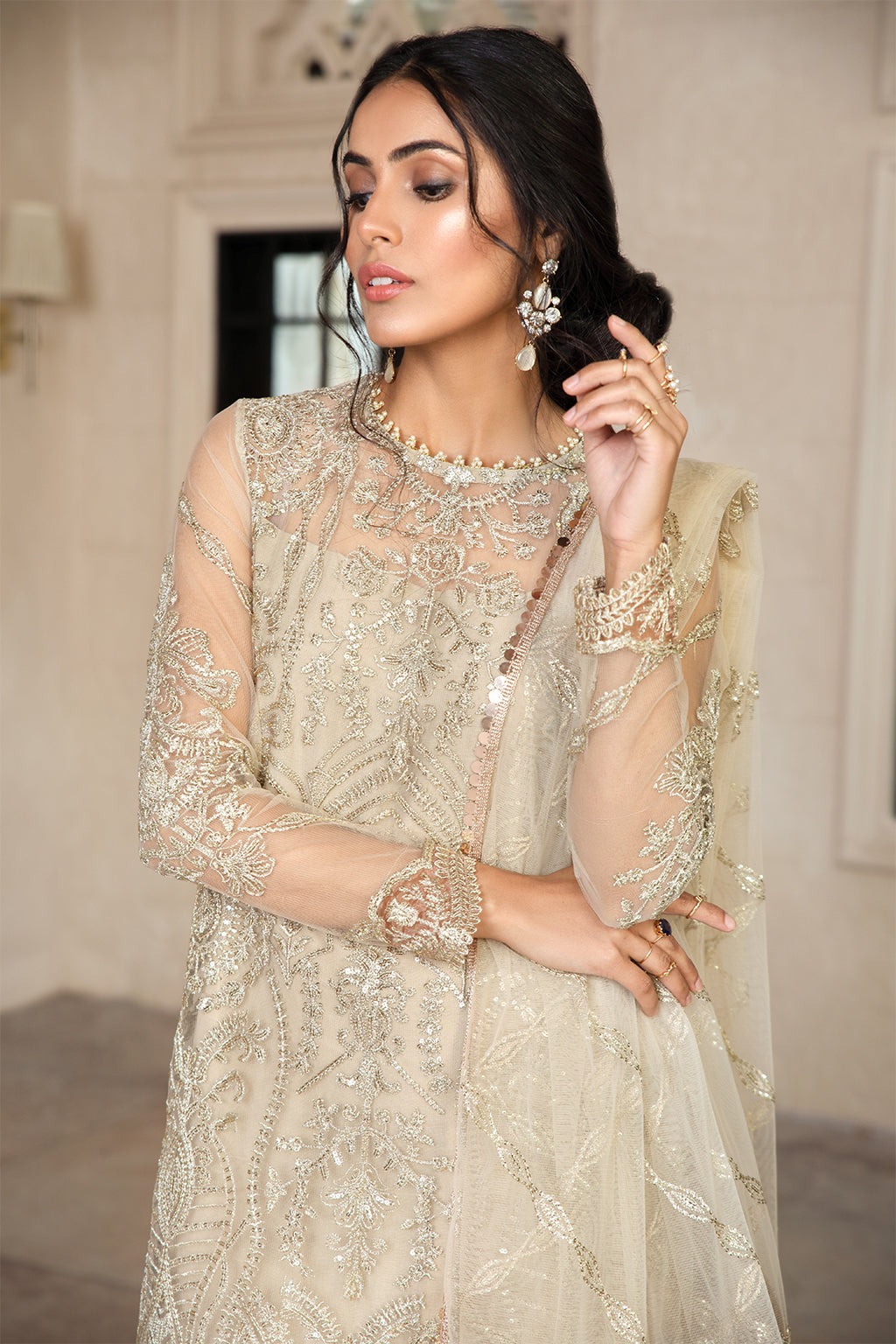 Formal Dress - Zarif - Gulzaar - Festive - ZFG#03 (DAISY) available at Saleem Fabrics Traditions