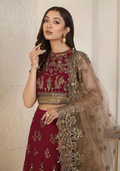 Formal Dress - Zarif - Gulzaar - Festive - ZFG#04 (ROSELIA) available at Saleem Fabrics Traditions
