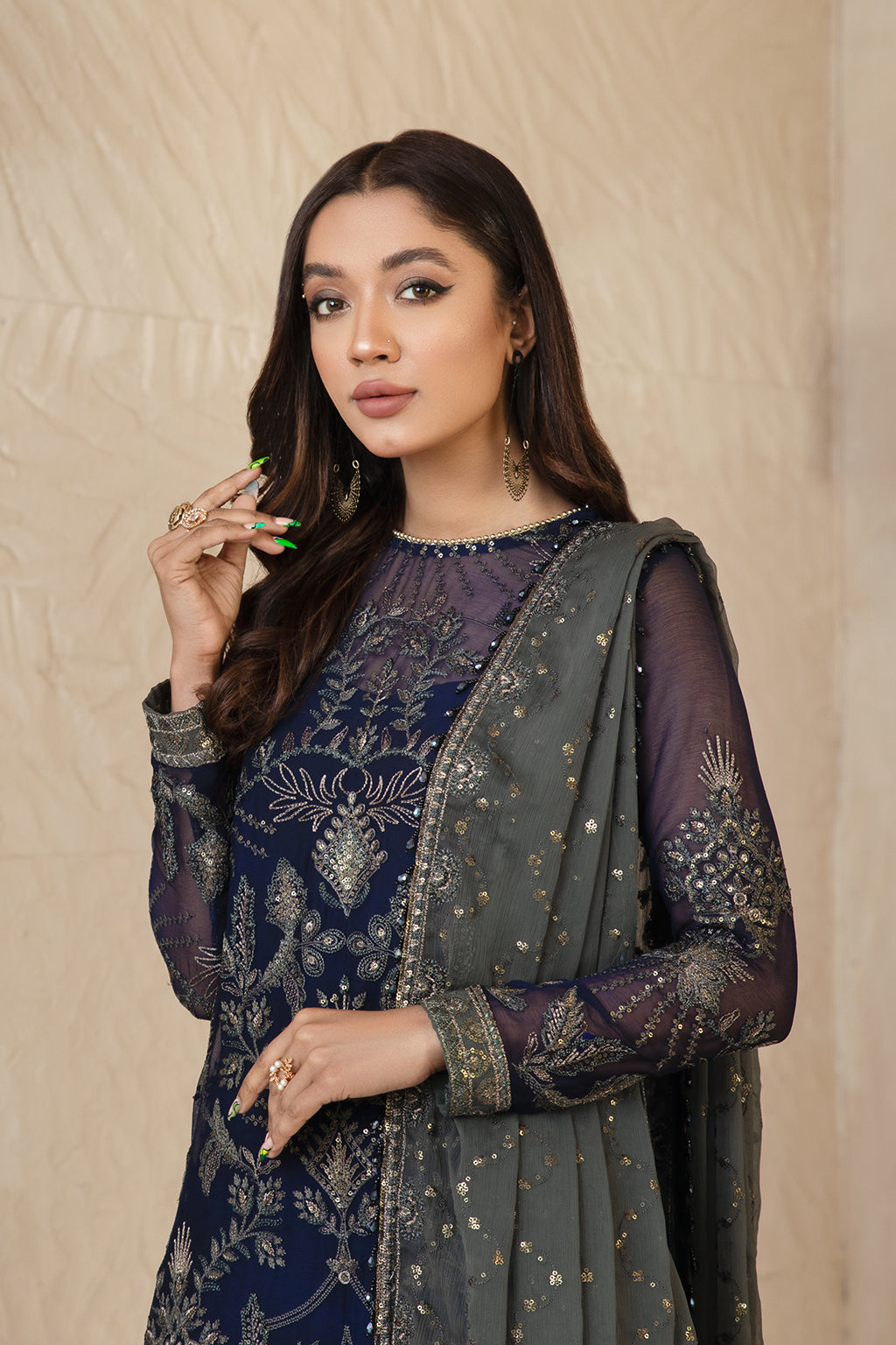 Formal Dress - Zarif - Gulzaar - Festive - ZFG#05 (ELYSIAN) available at Saleem Fabrics Traditions