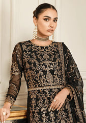 Formal Dress - Zarif - Mehroze - BLACK RUBY available at Saleem Fabrics Traditions
