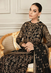 Formal Dress - Zarif - Mehroze - BLACK RUBY available at Saleem Fabrics Traditions
