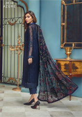 Formal Dress - Zarif - Rangrez - AZURE D#04 available at Saleem Fabrics Traditions