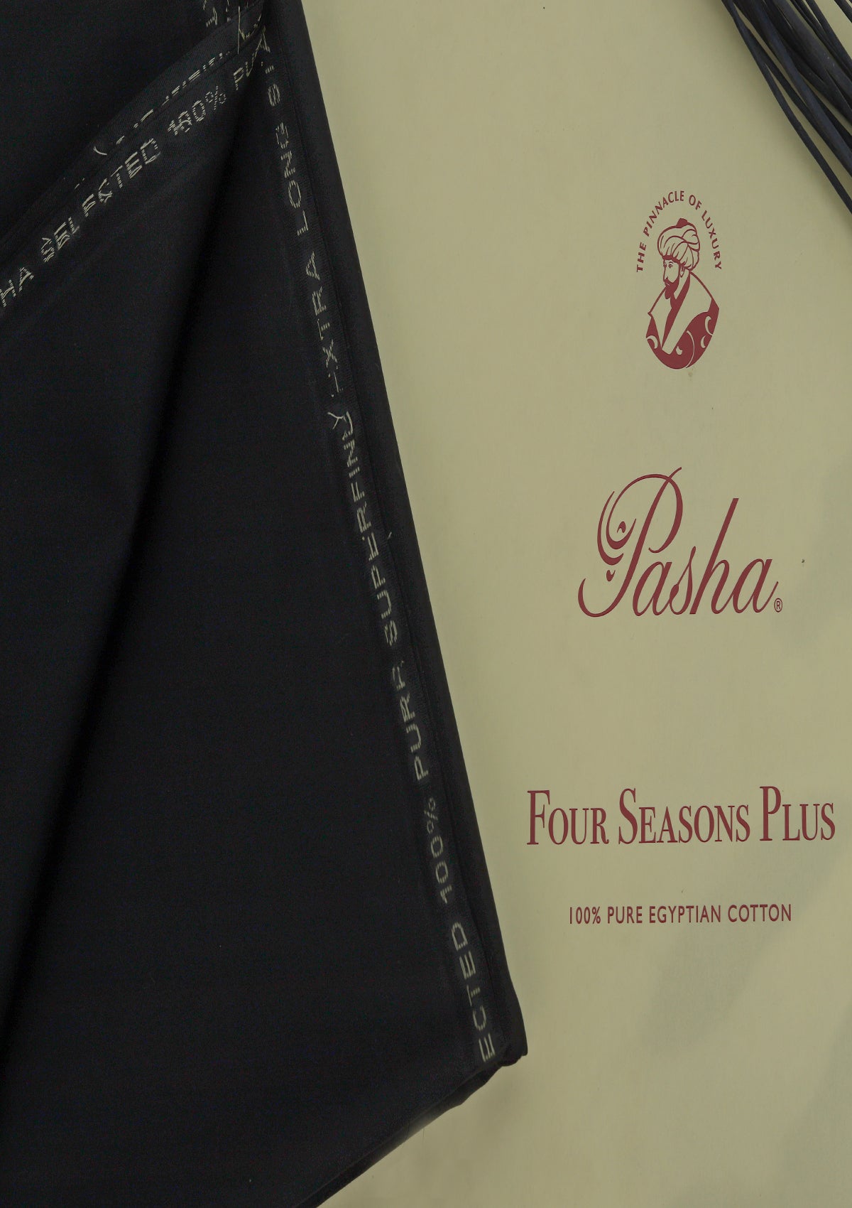 Four Seasons Plus Color# (005-Black) available at Saleem Fabrics Traditions