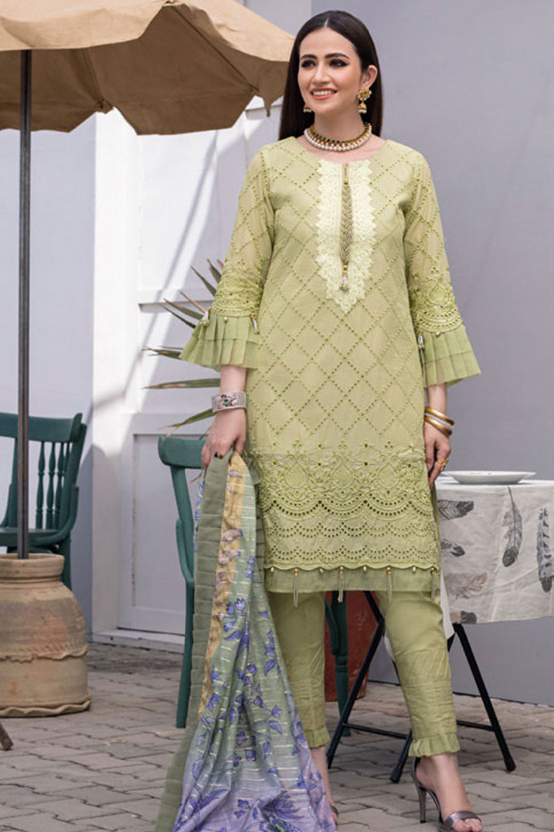Lawn Collection - Al Zohaib - Mahiymaan - Eid - D#6A available at Saleem Fabrics Traditions