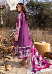 Lawn Collection - Asifa & Nabeel - Aleyna - ASL#09 (Violette) available at Saleem Fabrics Traditions