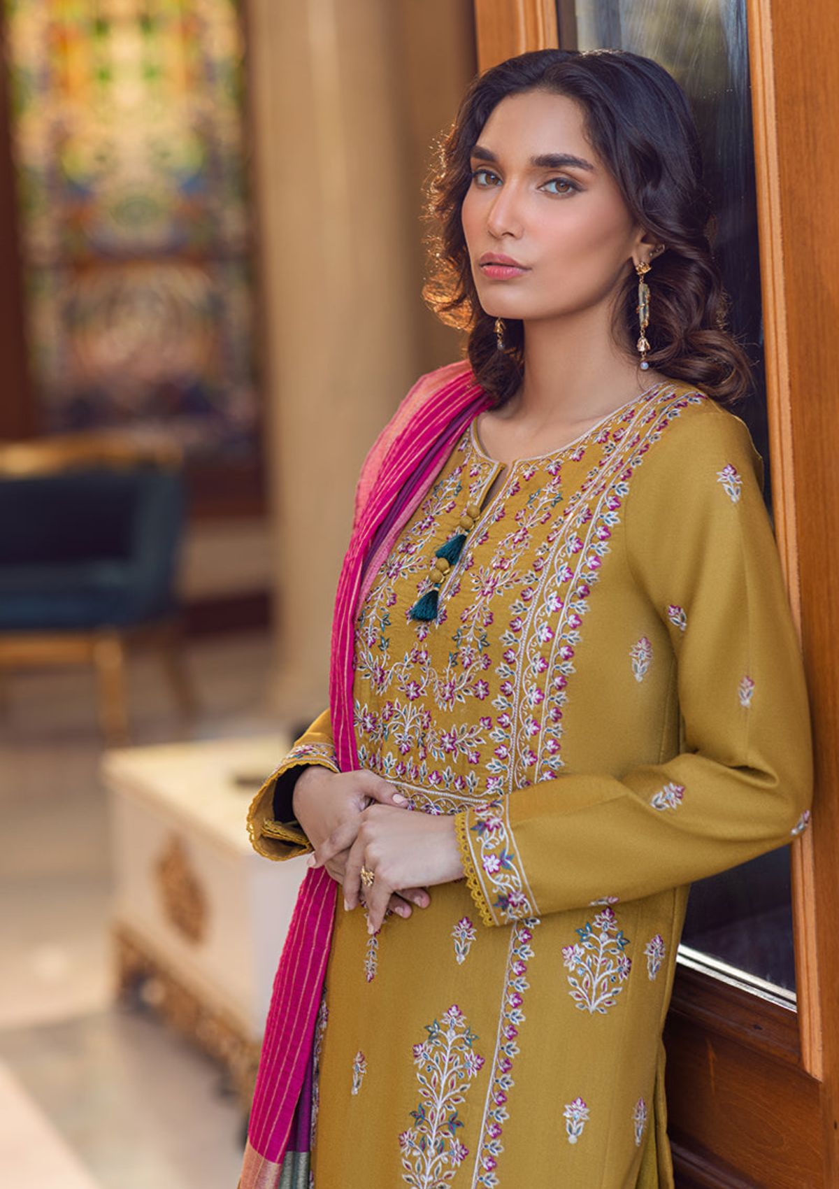 Lawn Collection - Asim Jofa - Essentials - 3Pc - AJE#1 available at Saleem Fabrics Traditions