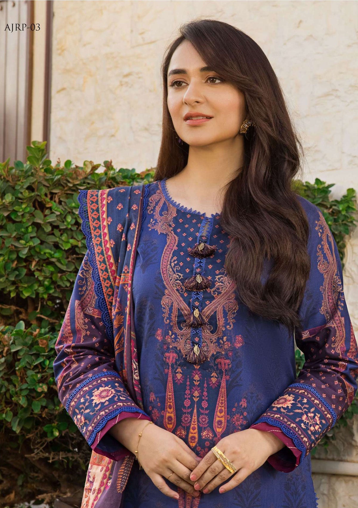 Lawn Collection - Asim Jofa - Rania - AJRP#03 available at Saleem Fabrics Traditions