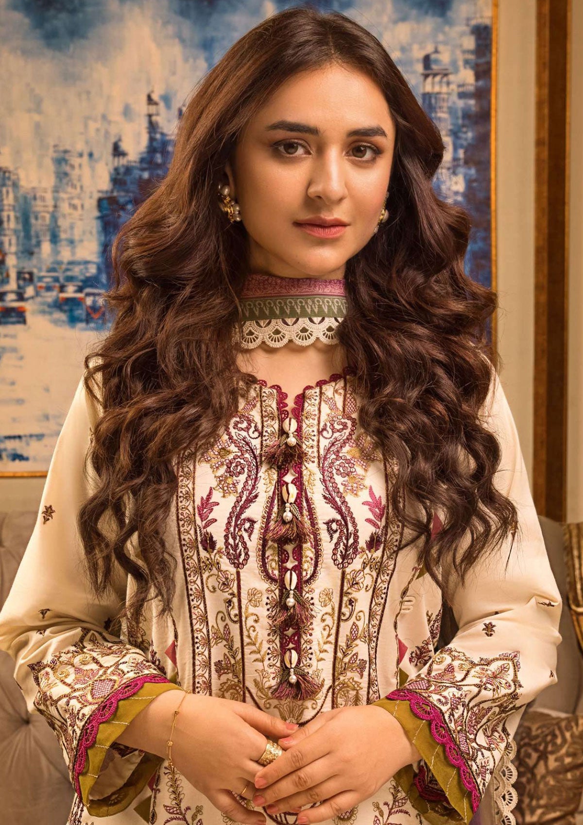 Lawn Collection - Asim Jofa - Rania - AJRP#09 available at Saleem Fabrics Traditions