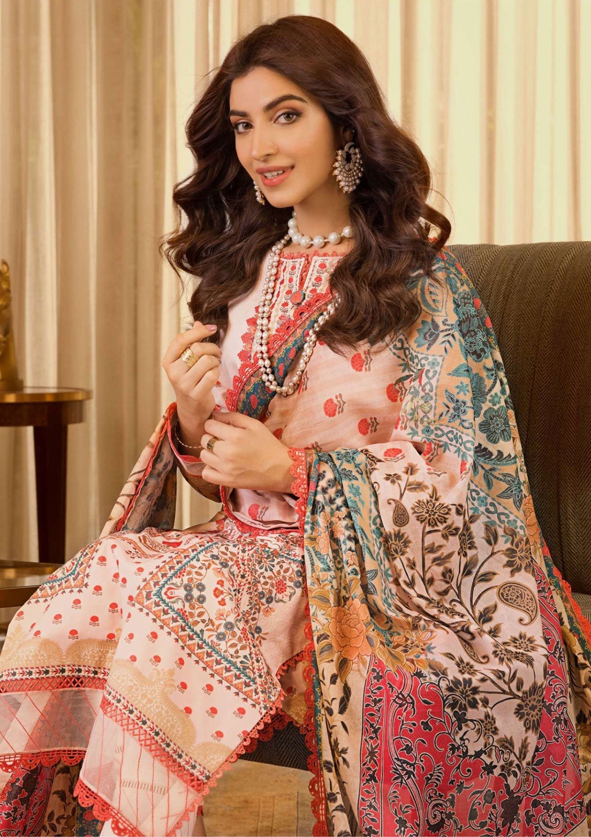 Lawn Collection - Asim Jofa - Rania - AJRP#16 available at Saleem Fabrics Traditions