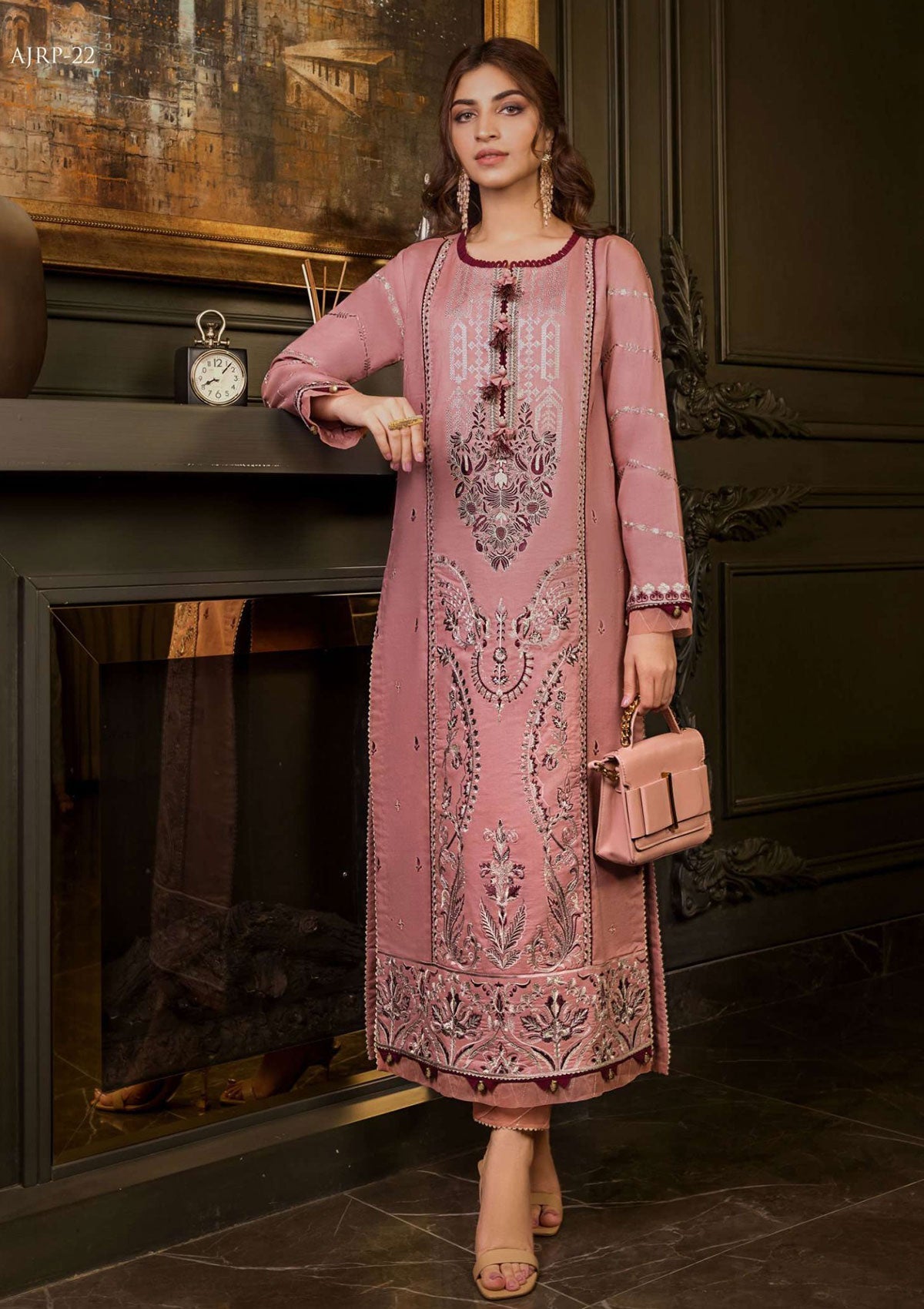 Lawn Collection - Asim Jofa - Rania - AJRP#22 available at Saleem Fabrics Traditions