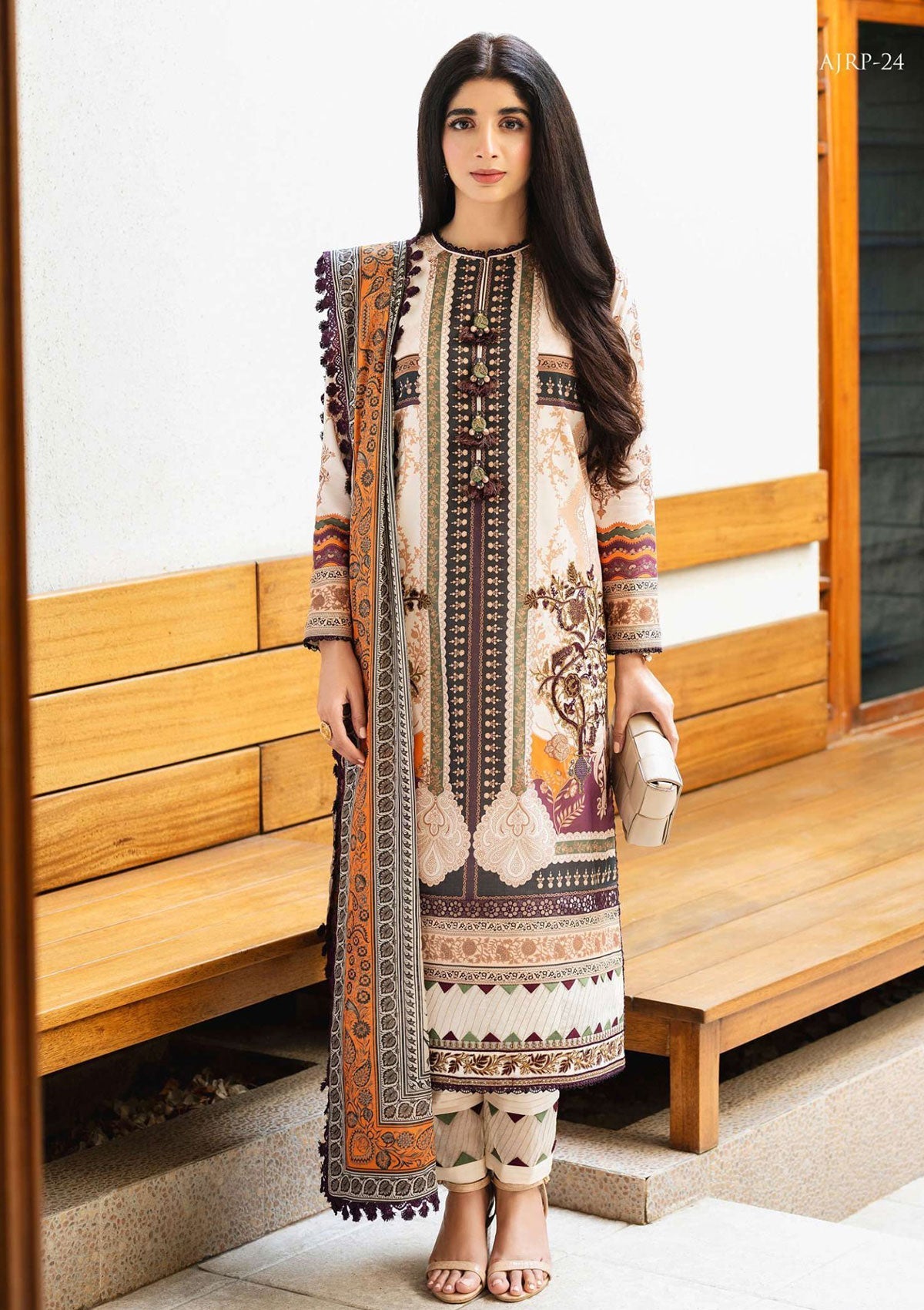 Lawn Collection - Asim Jofa - Rania - AJRP#24 available at Saleem Fabrics Traditions
